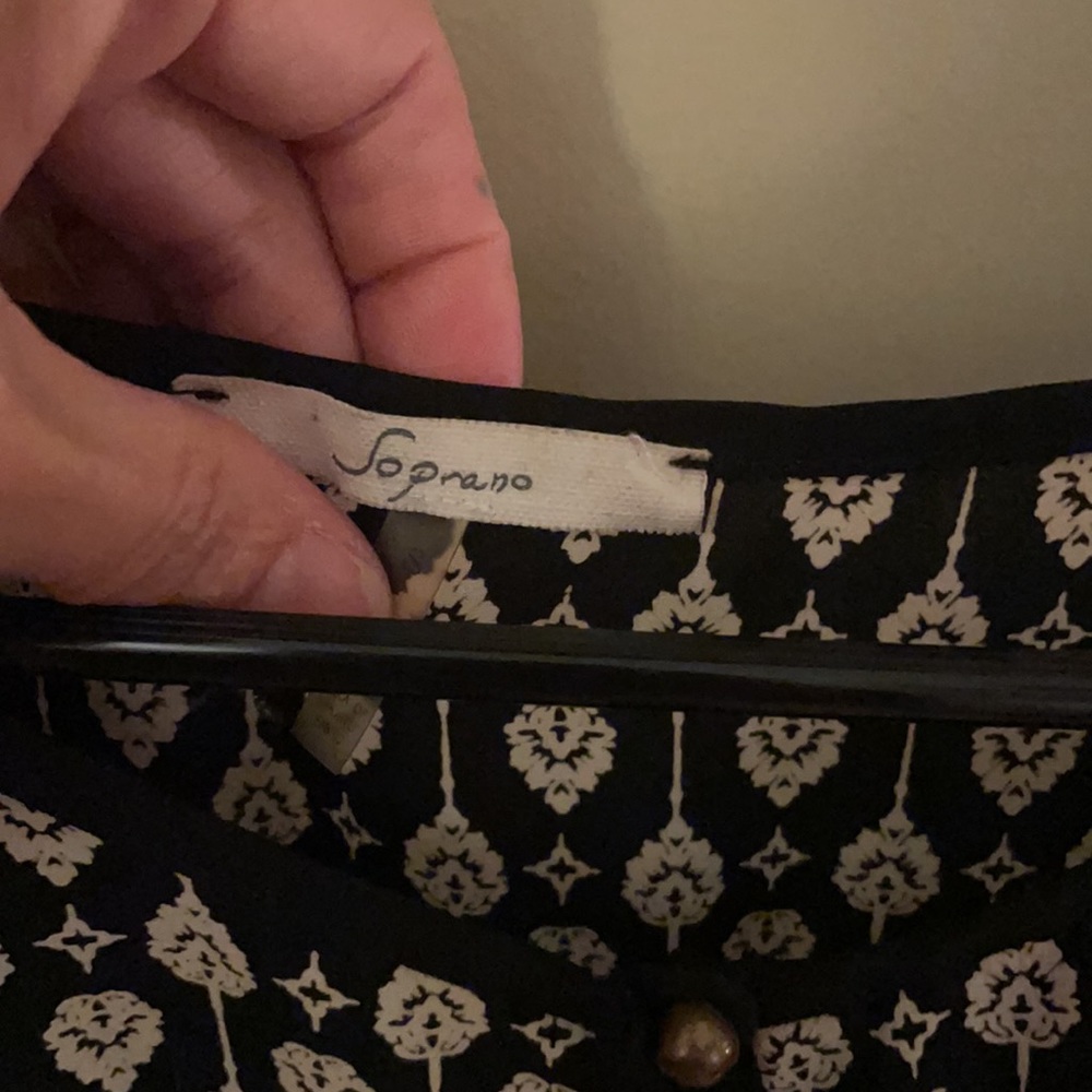 Soprano | Open Button 3/4 Sleeve Romper S - image 6